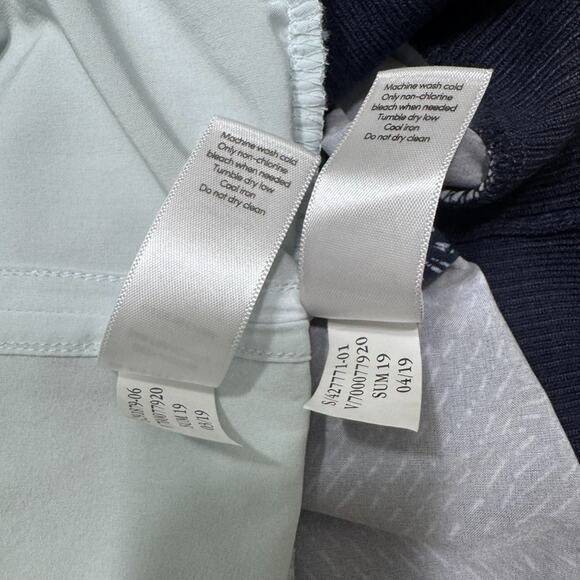 Athleta Top Womens XS Blue Zephyr Ribbed Hem Tank Bundle 2 Active Gym Run Yoga - Picture 10 of 10